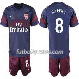 Camisetas Arsenal Aaron Ramsey 8 Niño Segunda Equipacion 2018/2019